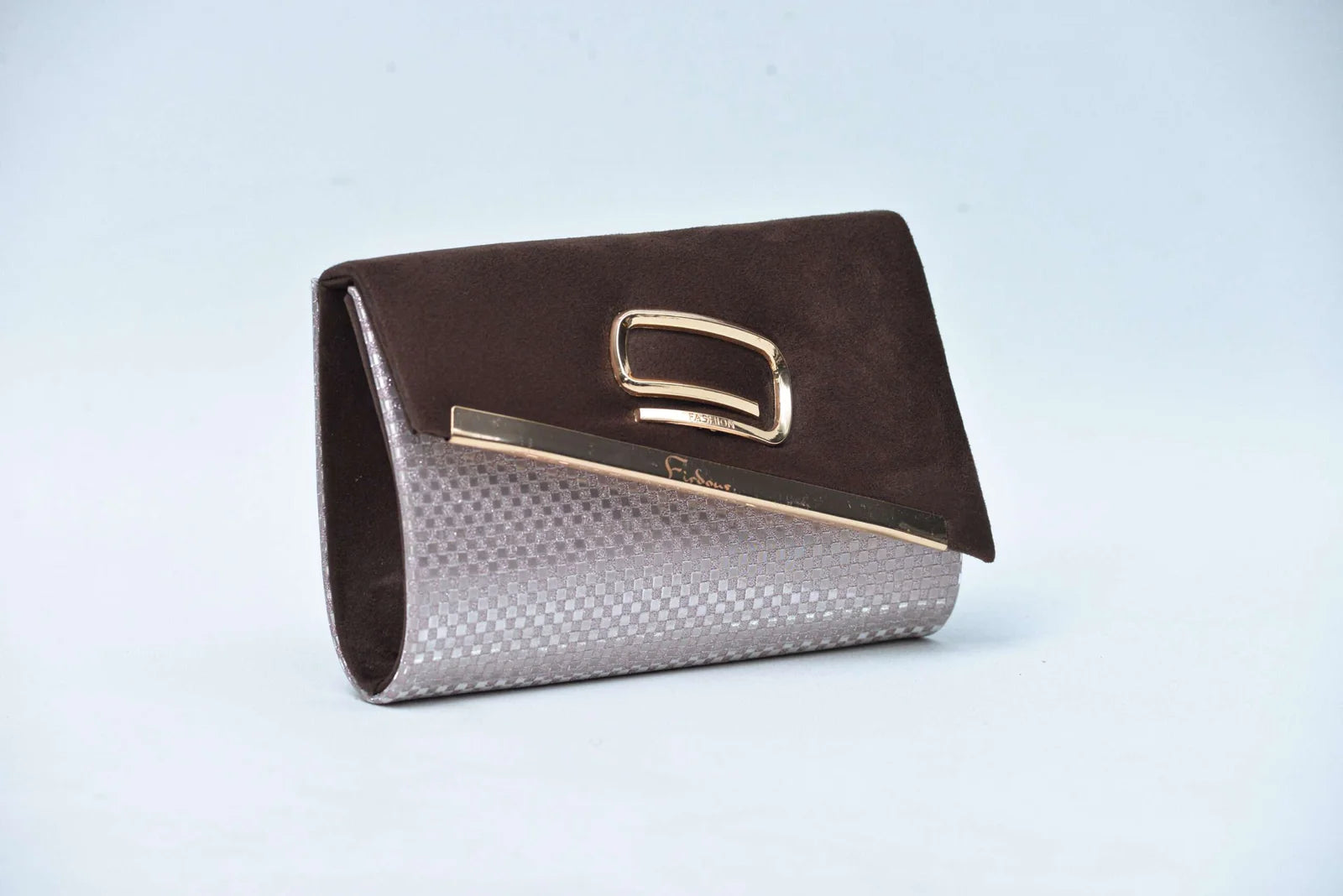 Firdous Clutch bag Chocolate Velvet